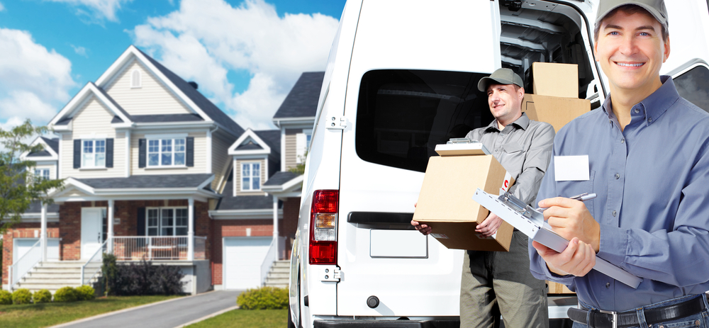 moving company crew on site